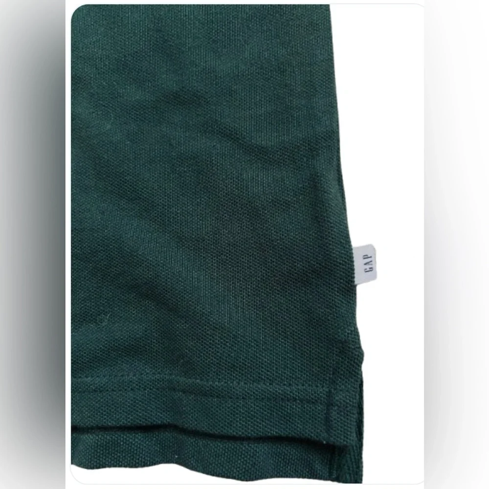 NWT Gap Kids Polo Shirt In Bottle Green. Size L / 10